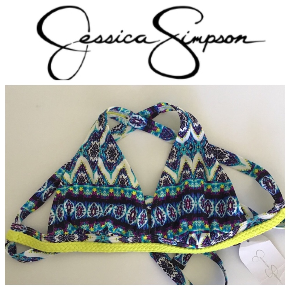 JESSICA SIMPSON BIKINI TOP SMALL NWT